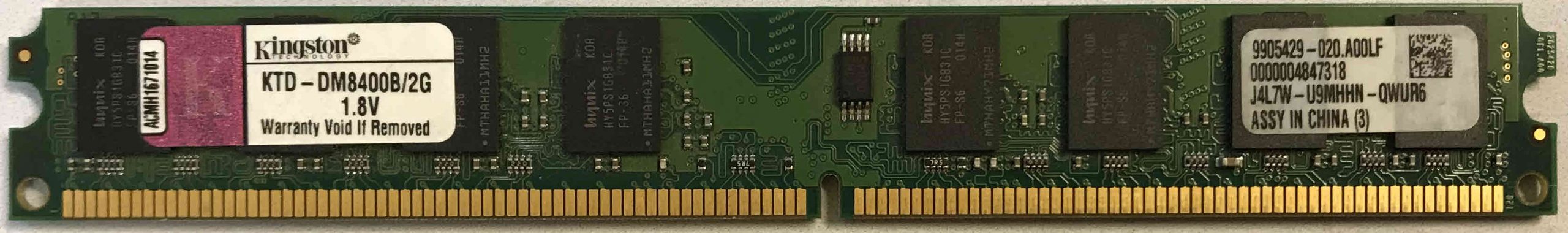 Kingston Arbeitsspeicher 4GB DDR3 – 1600MHz, CL11, 240-polig DIMM Für Server & Systeme
