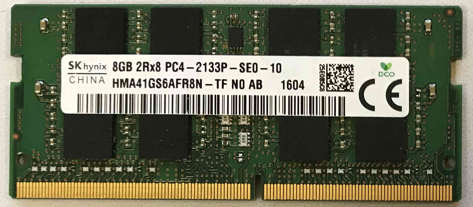 8GB 2Rx8 PC4-2133P-SE0-10 SKhynix