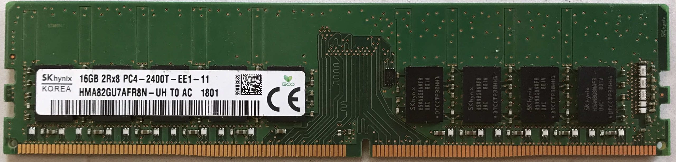 16GB 2Rx8 PC4-2400T-EE1-11 SKhynix